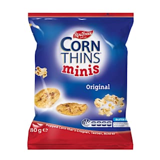 Real Foods Corn Thins Minis Original
