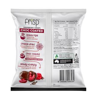 Frisp Crispy Chocolate Coated Raspberries