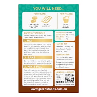 Green's Deluxe Mini Lemon Cheesecakes