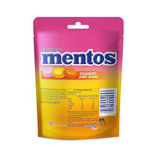 Mentos Sugar Confectionery Fruit Share Bag
