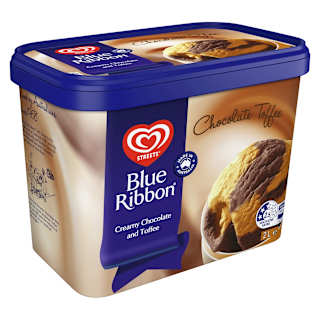 Blue Ribbon Frozen Dessert Chocolate Toffee