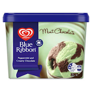 Blue Ribbon Frozen Dessert Mint Chocolate