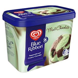 Blue Ribbon Frozen Dessert Mint Chocolate