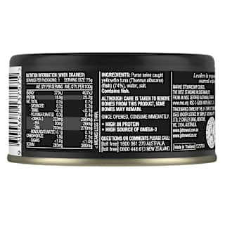 John West Yellowfin Tuna Springwater 