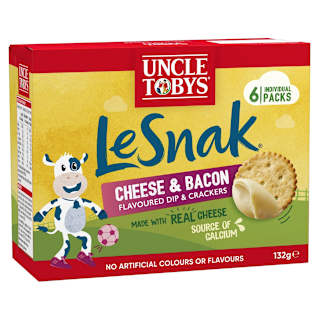 Uncle Tobys Le Snak Snacks Cheese & Bacon