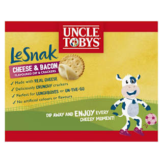 Uncle Tobys Le Snak Snacks Cheese & Bacon