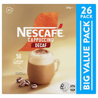 Nescafe Cappuccino Coffee Mixes Decaf Multipack