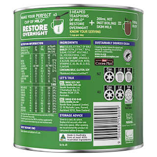 Nestle Milo Milk Modifiers Restore 