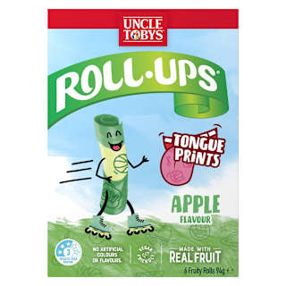Uncle Tobys Roll-Ups Snacks For Kids Apple