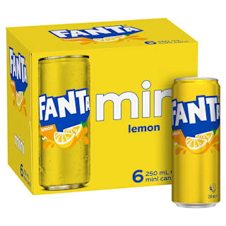 Fanta Flavours Lemon Cans 