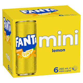 Fanta Flavours Lemon Cans 