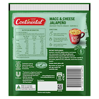 Continental Cup A Pasta Macc & Cheese Jalapeno