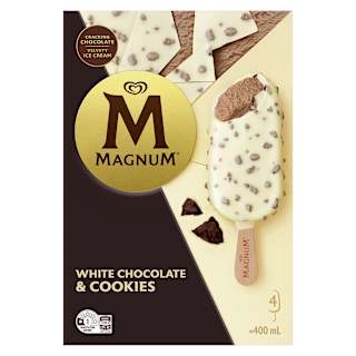 Magnum Ice Cream White Chocolate & Cookies 