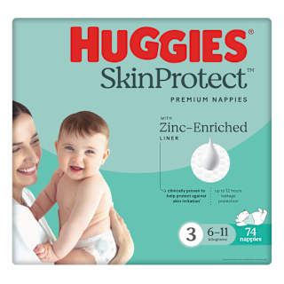Huggies Skin Protect Nappy Size 3 Large 
