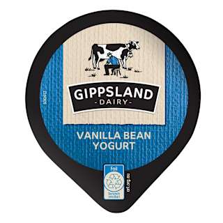 Gippsland Dairy Yogurt Vanilla Bean Blended 