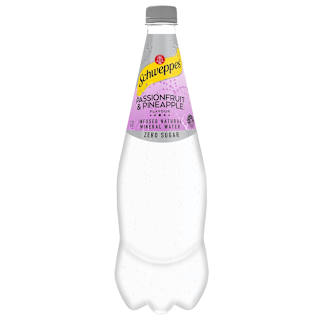 Schweppes Schweppes Mineral Water Passionfruit Pineappl Soft Drink