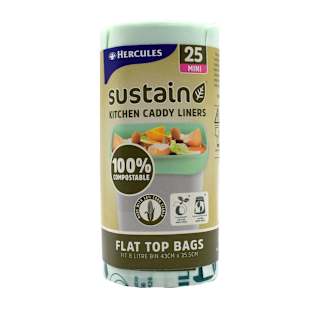 Hercules Sustain Compostable Caddy Bags Mini 