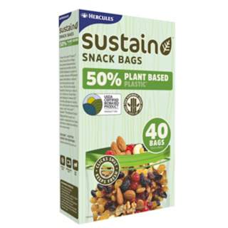 Hercules Sustain Plant Based Snack Bags 