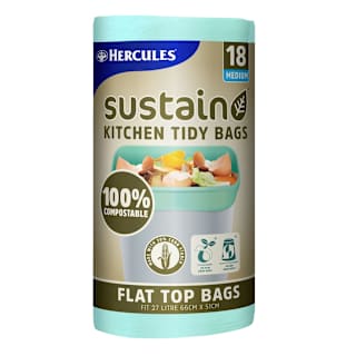 Hercules Sustain Compostable Kitchen Tidy Bags Medium 