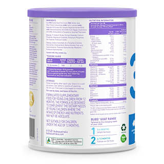 Bubs Goat Toddler Milk Drink 