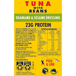 Sirena Tuna With Beans Edamame & Sesame Dressing 