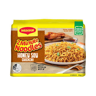 Maggi Noodles Honey Soy Chicken Multipack 