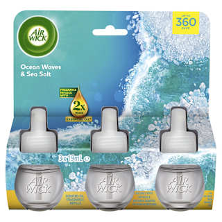 Air Wick Essential Oil Air Freshener Refill Ocean Waves & Sea Salt