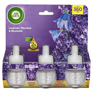 Air Wick Essential Oil Air Freshener Refill Lavender Meadows & Bluebells