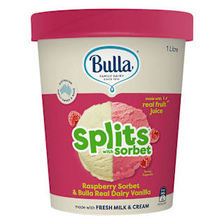 Bulla Splits Sorbet Tub Raspberry