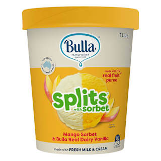 Bulla Splits Sorbet Tub Mango
