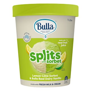 Bulla Splits Sorbet Tub Lemon