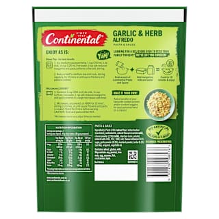 Continental Pasta & Sauce Alfredo Garlic & Herb