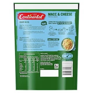 Continental Pasta & Sauce Macaroni Cheese