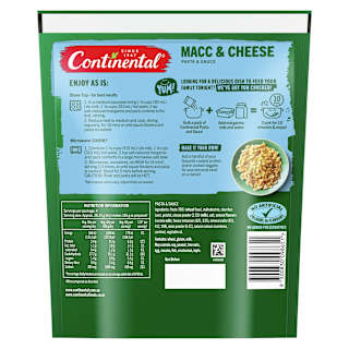 Continental Pasta & Sauce Macaroni Cheese