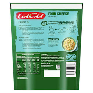 Continental Pasta & Sauce Four Cheeses 
