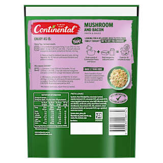Continental Pasta & Sauce Mushroom & Bacon
