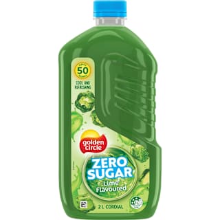 Golden Circle Zero Sugar Lime Flavoured Cordial