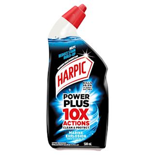 Harpic Power Plus Toilet Cleaner Marine Explosion