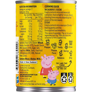 Heinz Novelty Pasta Peppa Pig