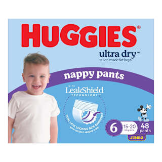 Huggies Diaper Pants Size 6 Boy Jumbo 