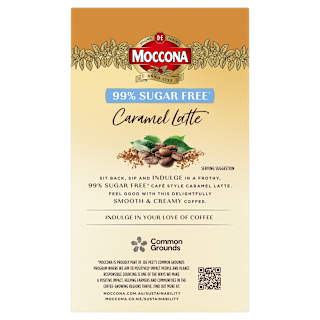 Moccona Sugar Free Caramel Latte Sachets