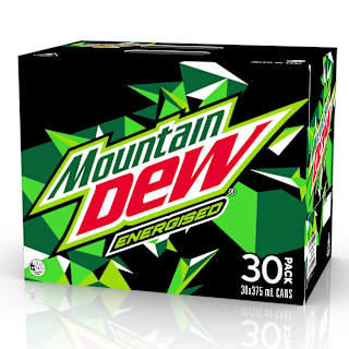 Mountain Dew Citrus Energised Soft Drink 