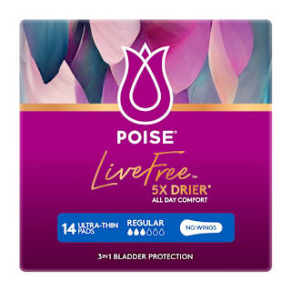 Poise Pad Adultcare Poise Livefree Regular