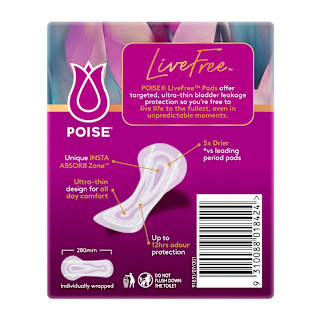 Poise Pad Adultcare Poise Livefree Super 
