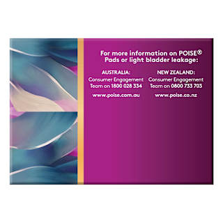 Poise Pad Adultcare Poise Livefree Regular Wing