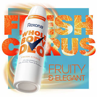 Rexona Deodorant Aerosol Fresh Citrus 