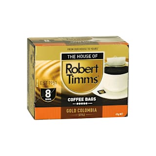 Robert Timms Coffee Bags Gold Colombia