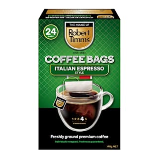 Robert Timms Coffee Bags Italian Espresso