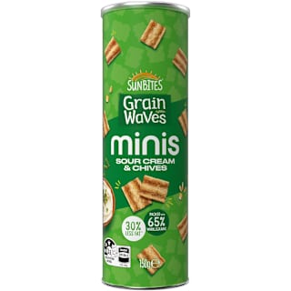Sunbites Grain Waves Wheat Snacks Sour Cream And Chive