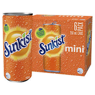 Sunkist Orange Soft Drink 